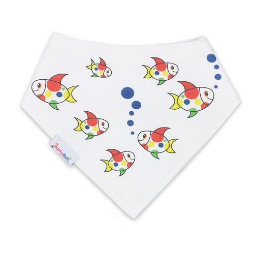 Dotty Fish Bib | Organic Cotton Bibs | Dotty Fish