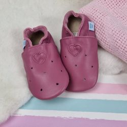 Rose Love Hearts Rubber Sole Shoes