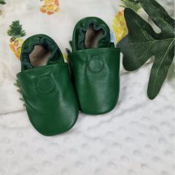 Plain Green Rubber Sole Shoes