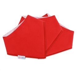 Bright Red Bib - 3 Pack