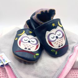 Anya the Owl Soft Sole Shoes