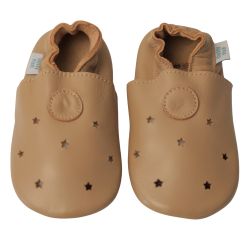 Mocha Stars Rubber Sole Shoes