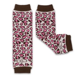 Pink Leopard Legwarmers
