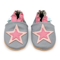4-5y Dotty Fish Girls Soft Leather Baby Toddler Shoes Non-Slip Prewalkers 0-6m 