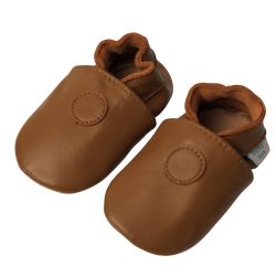 Plain Tan Brown Soft Sole Shoes