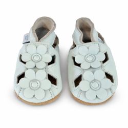 Blue Flower Soft Sole Sandals