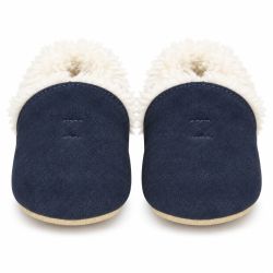 Navy Slippers