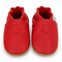 Plain Red Soft Sole Shoes