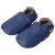 Plain Blue Rubber Sole Shoes