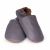 Plain Charcoal Rubber Sole Shoes