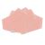 Dotty Fish cotton bandana bibs – 3 pack - peachy pink