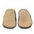 Non-slip suede soles on khaki green soft sole baby and toddler sandals from Dotty Fish