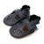 Navy leather Dotty Fish baby soft sole classic T-bar shoes.