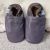Plain Charcoal Rubber Sole Shoes