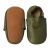 Plain Olive Rubber Sole Shoes