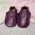 Plain Grape Rubber Sole Shoes