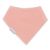 Dotty Fish baby and toddler plain peachy pink cotton bandana bib.