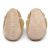 Soft suede non-slip sole of Dotty Fish infant slippers imprinted with Dotty Fish name and logo.