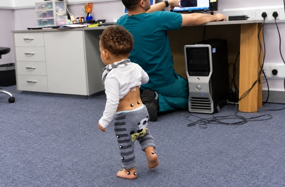 3D gait analysis testing at The London Podiatry Centre.